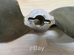 Vintage Michigan Wheel Bronze Hydro Racing Propeller 124 pin drive