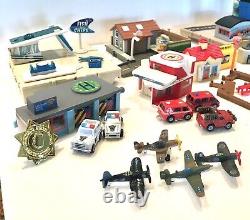 Vintage Micro Machine Collection Playsets, Vehicles, Planes, Boats, 125+ items