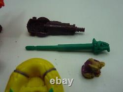Vintage Mighty Max Doom Dragon Island Parts Lot Figures/Boat/Missile/Bomb++ 1993