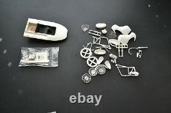 Vintage Mini boat and Triumph Motorcycle Parts Model Kit