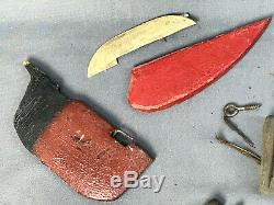 Vintage Miniature MODEL BOAT-SHIP PARTS Collection Hand-Carved Wooden Huge Lot