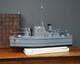 Vintage Model Electric Boat Military Patrol Folk Art Remote Control Rc Parts