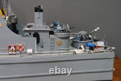Vintage Model electric Boat Military Patrol Folk Art Remote Control RC PARTS