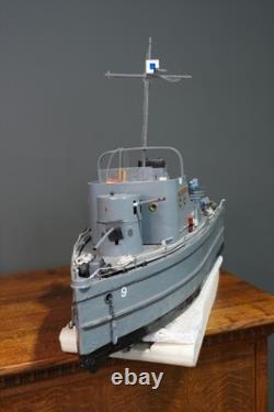 Vintage Model electric Boat Military Patrol Folk Art Remote Control RC PARTS
