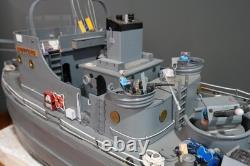 Vintage Model electric Boat Military Patrol Folk Art Remote Control RC PARTS