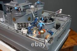 Vintage Model electric Boat Military Patrol Folk Art Remote Control RC PARTS