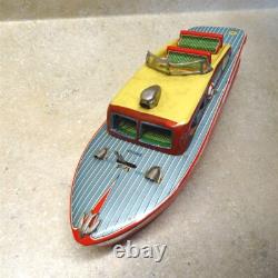 Vintage Modern Toys Japan Electric Boat + Box, Battery Op, Parts Piece