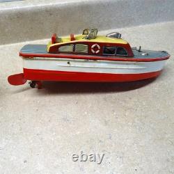 Vintage Modern Toys Japan Electric Boat + Box, Battery Op, Parts Piece