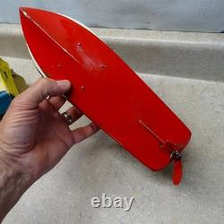 Vintage Modern Toys Japan Electric Boat + Box, Battery Op, Parts Piece