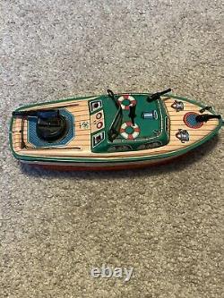 Vintage Modern Toys Trademark Boat /ship For Parts Or Repair As Is