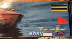 Vintage Monteleone Livorno Quasar Off Shore R/C Boat Model Kit New Italy