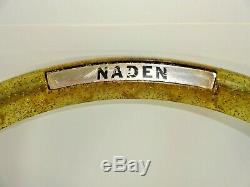 Vintage Naden Viking Boat 15 Steering Wheel Assembly with Center Cap