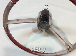 Vintage Nautalloy Airtex Boat Steering Wheel
