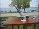 Vintage Nautalloy Bow Boat Light Wth Flag Pole And One Cleat Jetson Style Works