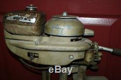 Vintage Neptune Mighty Mite 1.7hp Outboard Boat Motor Parts Repair Wc-1 1950's