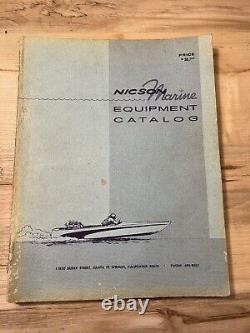 Vintage Nicson Marine parts catalog