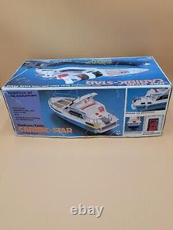 Vintage Nikko Caribic Star Speed Cruiser 1981 Rare For Parts Rc Boat Remote