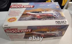 Vintage Nikko Shockwave RC Race Boat Hydrofoil Radio Control Parts Only