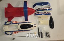 Vintage Nikko Shockwave RC Race Boat Hydrofoil Radio Control Parts Only