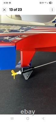 Vintage Nikko Shockwave RC Race Boat Hydrofoil Radio Control Parts Only