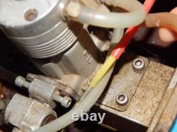 Vintage Nitro RC Speed Boat With OPS 40 Engine Parts 40 Long Estate Find