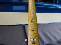 Vintage Nitro RC Speed Boat With OPS 40 Engine Parts 40 Long Estate Find