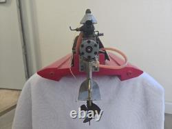 Vintage Nitro RC tunnel Hull Boat 3.5cc K&B Outboard For Parts/Repair F1 Hydro