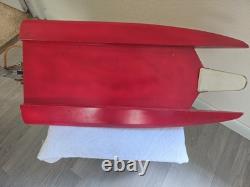 Vintage Nitro RC tunnel Hull Boat 3.5cc K&B Outboard For Parts/Repair F1 Hydro