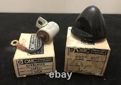Vintage OMC Johnson Evinrude Boat Parts In Boxes Fuel Ignition Impeller