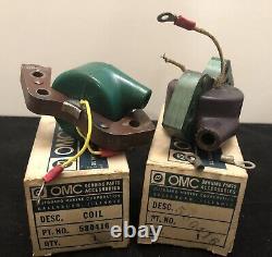 Vintage OMC Johnson Evinrude Boat Parts In Boxes Fuel Ignition Impeller