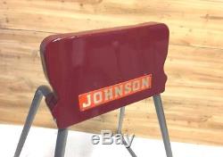 Vintage OMC Johnson Outboard boat Motor Stand to display antique ouboards