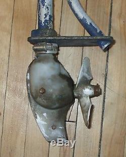 Vintage Ohlson Rice 1 HP Outboard Boat Motor Complete Has Compression Neat Size