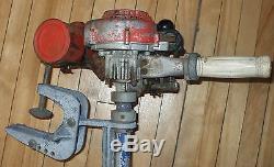 Vintage Ohlson Rice 1 HP Outboard Boat Motor Complete Has Compression Neat Size