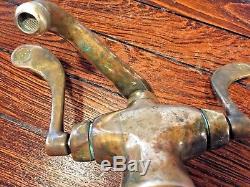 Vintage Old 1920's 1930's Brass Chicago Mixing Faucet, Amazing Old Finish