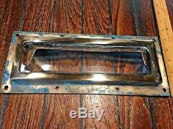 Vintage Old Abi Cast Bronze Deck Prism 12x5 Bronze Frame Beautiful Patina/age