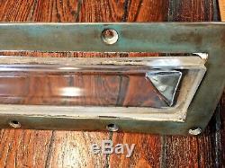 Vintage Old Abi Cast Bronze Deck Prism 12x5 Bronze Frame Beautiful Patina/age