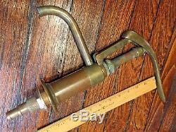 Vintage Old Brass Fynspray Ws-62 Galley Pump With Beautiful Patina (see Photos)