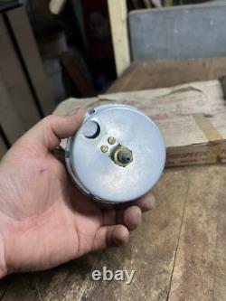Vintage Old Faria Marine Boat Ship Speedometer Speedo MPH Gauge W Box Parts USA