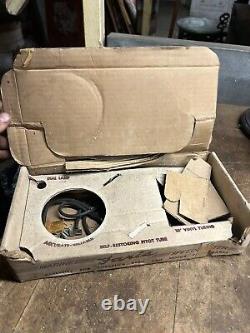 Vintage Old Faria Marine Boat Ship Speedometer Speedo MPH Gauge W Box Parts USA