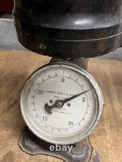 Vintage Old Original Boat Ship Marine Mark I Deck Clock 8 Days 11 Jewels Parts