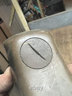 Vintage Old Perko Boat Ship Maritime Blue Glass Bow Light Lamp Brass Parts USA