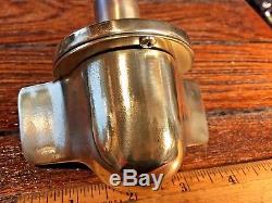 Vintage Old Polished Bronze/brass Stern Light (large Size) Yacht Jewelry