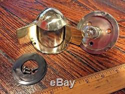 Vintage Old Polished Bronze/brass Stern Light (large Size) Yacht Jewelry