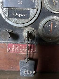 Vintage Ongaro Old Boat Dash (Parts Only)