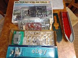 Vintage Original Series #1 Tamiya VOSPER Fast Patrol Boat MOTORIZED Sealed parts