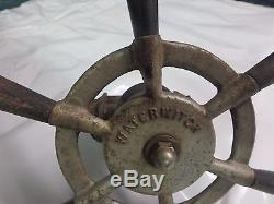 Vintage Outboard Motor Waterwitch Steering Wheel / Antique Outboard Motor Boat