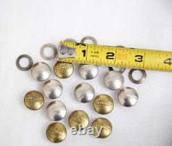 Vintage Overland Car Top Cover Buttons Grommets knobs accessory part Antique