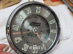 Vintage Owens wood Boat Tachometer Beautiful condition dry storage 1957 cable dr
