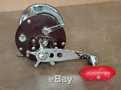 Vintage PENN Peer 209 LH LEFT HAND Saltwater Fishing Reel Surf Boat PARTS REPAIR