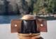 Vintage Perko Bronze White Running Light Glass Lens Navigation Light Boat Parts